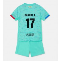 Koszulka piłkarska Barcelona Marcos Alonso #17 Strój Trzeci dla dzieci 2023-24 tanio Krótki Rękaw (+ Krótkie spodenki)